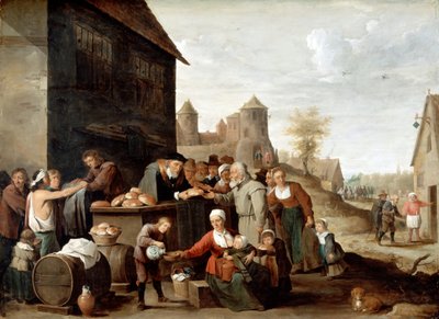 Le sette opere di misericordia corporale da David Teniers the Younger
